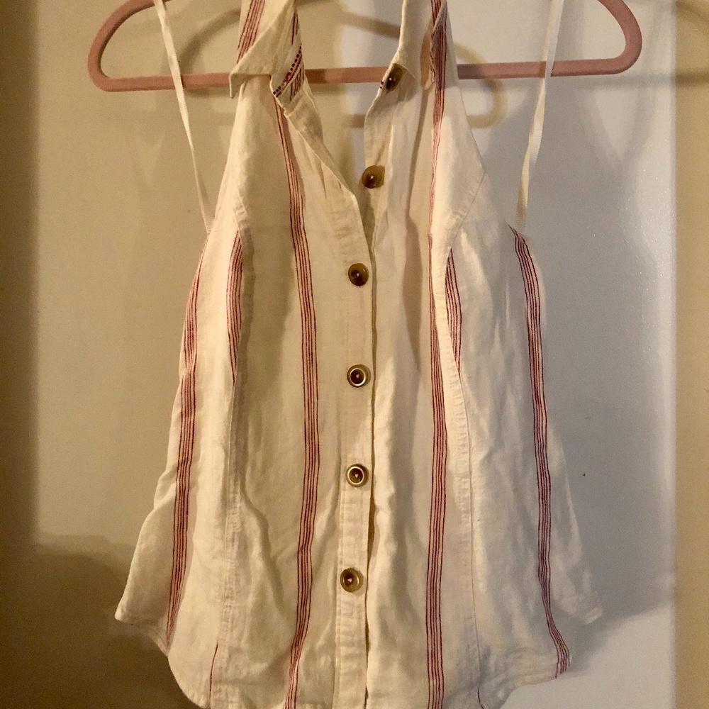 Pin strip halter top